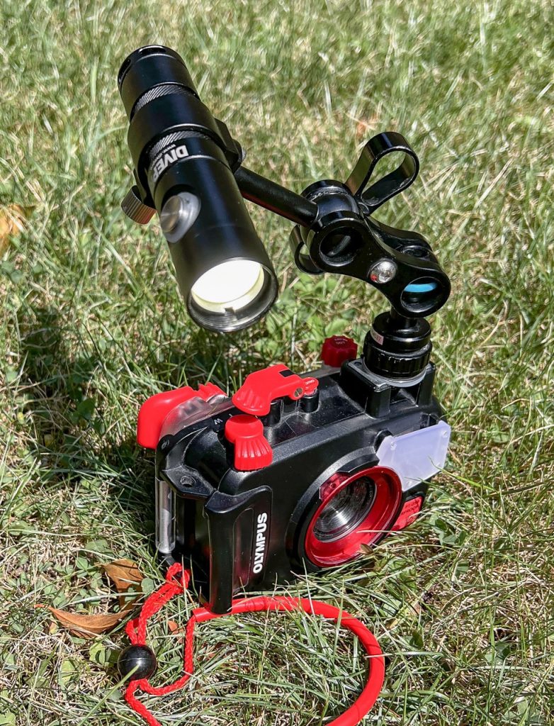 Eclairage sous-marin avec la lampe MP10